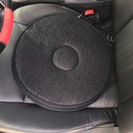 Drop 360 Degree Rotation Cushion Car Seat Foam Mobility Aid Chair Seat Revolving Cushion Swivel Car Memory Foam Mat 210716