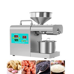 RG-312 Household Oil Press Flaxseed Sesame Peanut Oil Press Temperature Control Stainless Steel Cold Oil Press