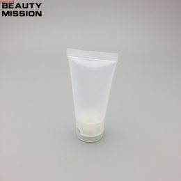 30ml empty clear lotion plastic soft tube for cosmetic skin care cream packaging,30g squeeze container bottles with flip capgood high qualti