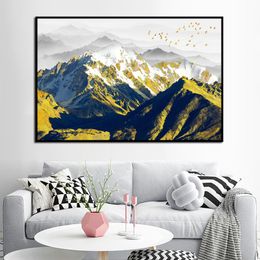Nordic Style Landscape Decorative Pictures Forest Canvas Paintings For Living Room Modern Canvas Art Prints