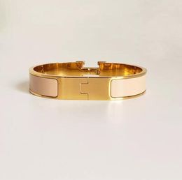 Hochwertiges Designer-Design-Armband aus Edelstahl mit goldener Schnalle, Modeschmuck für Männer und Frauen