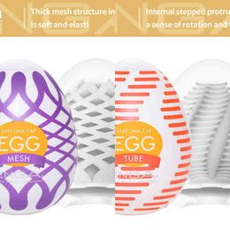 Nxy Sex Masturbators Men New 18 Styles Masturbation Eggs Cup Toys for Man Erotic Pocket Realistic Vagin Silicone Products with Lubricant 1208