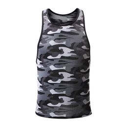 Camouflage Mens Tank Top Brand Workout Gym Clothing Sleeveless Muscle Elasticity Tops Men Sports Fitness Male Sportswear Tops 210524