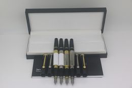 wholesale William Shakespeare 4 style Fountain Pen up black down white and gold/sier/rose gold trim with Serial Number office school supply perfect gift