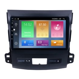 Android 10 Car dvd Radio Player for MITSUBISHI Outlander 2006-2014 Auto Stereo Support Wifi Backup Camera GPS Head Unit 9 Inch