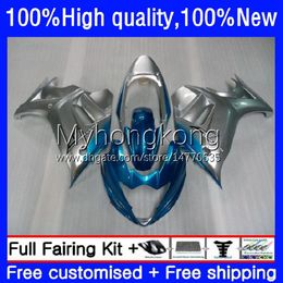 Moto Fairings For SUZUKI KATANA GSXF 650 GSXF-650 GSX 650F 08-14 29No.15 GSX650F 08 09 10 11 12 13 14 Cyan silver GSX-650F GSXF650 2008 2009 2010 2011 2012 2013 2014 Bodys