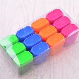 Manual Pencil Sharpeners Double Holes Sharpener with Lid Coloured Pencil Sharpeners for Kids Plastic Pencil Sharpeners for School Office Home Supply