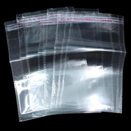 transparent jewellery pouch Canada - Storage Bags 500Pcs lot Multiple Models Self Adhesive OPP Plastic Transparent Resealable Poly Bag Jewellery Making Pouches