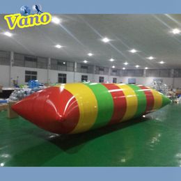 Inflatable Water Launcher Lake Blob Air Bag Jumper Jumping Pillow Aqua Trampoline Fun Extreme Adventure Summer Amusement Game 5m 6m 8m 10m