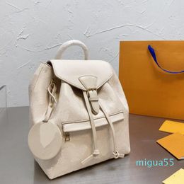 Designers Men Women Backpacks High Quality School Bags Plain Embossed Letters