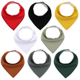 100% Organic Cotton Bibs Baby Bandana Drool Bibs for Boys & Girls, Super Soft Absorbent Cotton Unisex Infants Bibs Newborn Gifts 2546 Q2