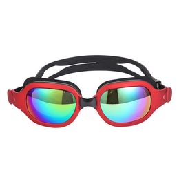 wholesale men women goggles high definition waterproof antifogging swimming goggles large frame electroplated silica gel glasses yakuda sports training