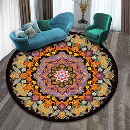 magic illusions UK - Illusion Carpet Black White Geometric Magic Hole Design Fancy Floor Mat Home Living Room Game Decoration 60x60cm Carpets
