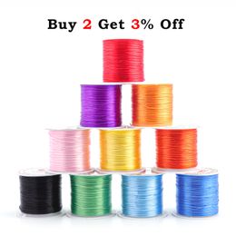 stretch cord necklace Canada - Roll Strong Elastic Crystal Beading Cord Bracelets Stretch Thread String Necklace DIY Jewelry