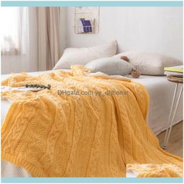Comforters Sets Supplies Textiles Home & Garden29 Cashmere Thick Warm Soft Comfortable Blankets Solid Colour Shawl Office Nap Sofa Blanket Be