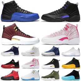 ovo 12 shoes Canada - 12 12s basketball shoes women men dark concord reverse flu game taxi twist ovo indigo french blue mens trainers sports sneakers