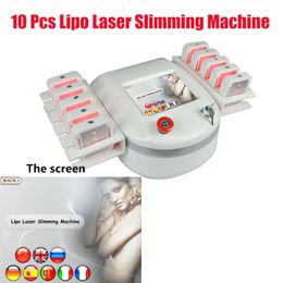 Professional Mitsubishi Diode Lipolaser slimming Cellulite Removal Fat Burning Lipo Laser Body Shaping Fast Weight Loss Machine
