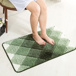 Bath Mats Anti-slip Tapis De Bain For Living Room Colourful Bedmat Decor Microfiber Rugs In Home Bathroom & Kitchen Carpet