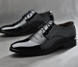 Classic Business Men's designer Dress Shoes Fashion Elegant Formal Wedding Slip on Office Oxford Shoe for Mens luxurys boots Plus size 38-48