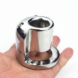 5 Sizes Stainless Steel Cockrings Scrotal Load-bearing Ring Penis Pendants Male Roots Bondage Restraint Metal Rings Sex Products for Men BB344