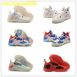 2021 Mint Green White Blue Orange Harden Vol. 5 Basketball Shoes For Fashion Men Red And Black Sports Sneakers US 40-46