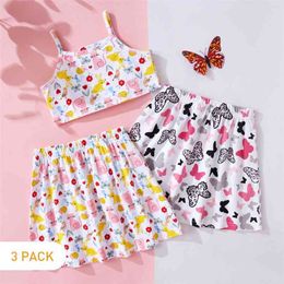 Summer 3-PACK Baby / Toddler Rabbit and Top Skirt Set 210528