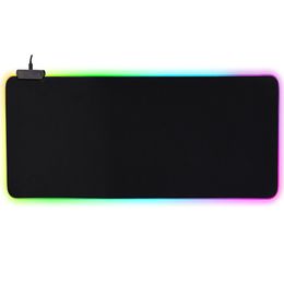 RGB Mouse Pad Large Size Colourful Luminous PC Computer Desktop 7 Colours LED Light Desk Mat Gaming Keyboard pad