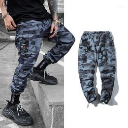 Onnestun Hip Hop Cargo Pants Men Camouflage Joggers Pant Elastic Waist Streetwear Pant1