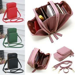 Outdoor Bags Crossbody Cell Phone Shoulder Bag Cellphone Fashion Daily Use Card Holder Mini Summer For Women Wallet