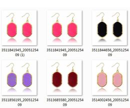 Resin Fashion Cute Different Colours Stud Earring Sweet Geometric Elegant Pretty Items Jewlery Multi Colour For Choose Mbbo4