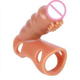 NXY Ghost Exerciser Penis Vibrator Cock Ring for Men Erection Sex Toys Couples Vibrating Dick Enlargement Clitoris Stimulator1216