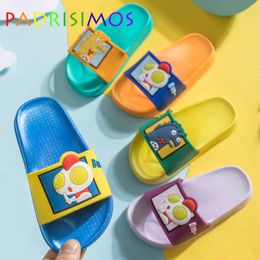 PADRISIMOS Children Kids Slippers Summer Cute Home Bathroom Cartoon Baby Waterproof Shoes CRH 210712