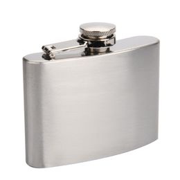 4oz Stainless Steel Hip Flask Portable Whisky Stoup Wine Pot Alcohol Bottles Easy Take