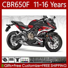 Body Kit For HONDA CBR 650F CBR650F 11 12 13 14 15 16 Fairings 73No.107 CBR 650 CBR650 F 2011-2016 650CC CBR-650F Shark Fish CBR-650 2011 2012 2013 2014 2015 2016 Bodywork