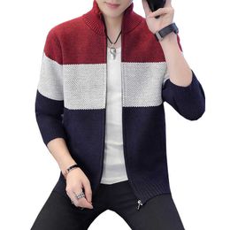 New arrival Thick Sweater Men famous brand clothing men Cardigans male casual zipper sweaters male christmas sweater Y0907