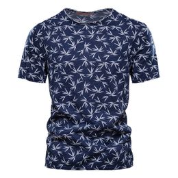 2021 New Arrival Summer T Shirt for Men Slim Stretch T Shirt Short Sleeve Printed Tee Top (Eu Size)