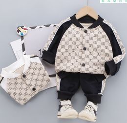 Baby Boy Clothes sets Autumn Casual Girl Clothing Suits Child Suit Sweatshirts+Sports pants Spring Kids suits,for 9M-5T
