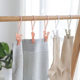 clothesline sock hanger Australia - Clothing & Wardrobe Storage 12PCS Clothespin Portable Household Travel Hanger Towel Socks Clothesline Windbreaker