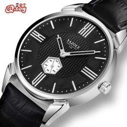 Luxury Fashion Yazole Men's Watch Free Gift Box Packed Quartz Waterproof Wristwatches ndependent Small Seconds Hand Designer G1022