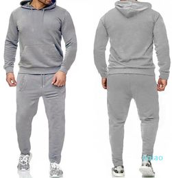 Fashion-2022 Men Tracksuits Letter Print fleece Sweatsuits fashion Hommes Jogger Fit Suits Pollover Hooded Hoodies casual Long Pants Outfits