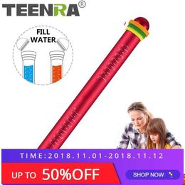 TEENRA 12.2 In Adjustable Rolling Pin Alumium Rolling Pin Cake Dough Roller Warm Or Cold Control Rolling Pin Pizza Baking Tools 211008