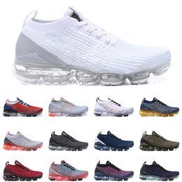 3.0 men women running shoes Triple White Particle Grey Pink Rose Electric Green Laser Fuchsia Oreo mens trainer