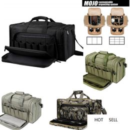 SoarOwl Tactical Gun Bag Outdoor Shooting Bag Large Capacity Multi-Color Optional Heavy-Duty Zipper
