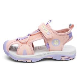 Sandals Girls' 2021 Summer Children's Baotou Non-slip Soft Sole Big Boys Kids Beach Shoes