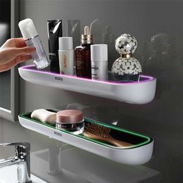 ECOCO Bathroom Shelf Triangle Storage Rack Organiser For Lotions Housekeeper On Wall Accessories 211112