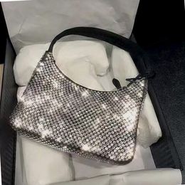 Top-Qualität Diamant Handtasche Tasche Umhängetaschen für Frauen Brusttasche Mode Tote Dicky0750 Ketten Leinwand Hobo Dame Presbyopie Geldbörse Handtaschen Großhandel Diamanten