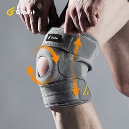 Glofit Knee Support Fitness Running Kneepad Volleyball Outdoor Basketball Anti-Fall Prevention Adjustable Knee Pad For Unisex Q0913