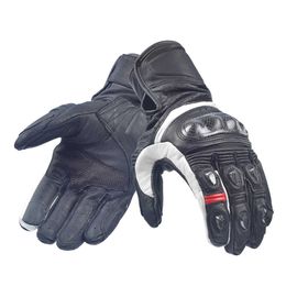 NEW Motorcycle Gloves Black Racing Gloves Genuine Leather Motorbike Gloves H1022