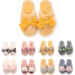 Winter Fur Slippers for Women Pink Brown Black Grey Snow Slides Indoor House Outdoor Girls Ladies Furry Slipper Flats Soft Shoes size 36-41