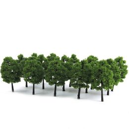 20pcs 9CM Scenery Landscape Model Tree (Dark Green) 211104